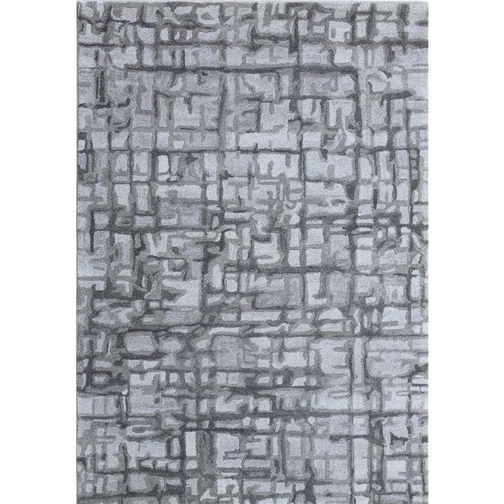 Dynamic Rugs  7813-900 Posh 4 Ft. X 6 Ft. Rectangle Rug in Grey